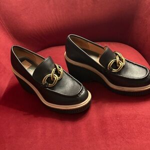 Dolce Vita Black Wedge Loafer